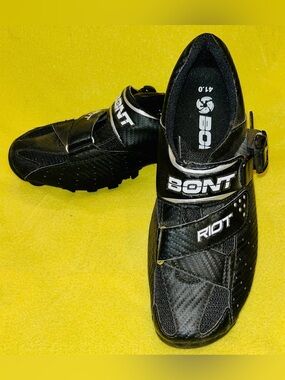 BONT Riot MTB Cycling Shoes Black - Size Men’s 8  EU41 - NWOT